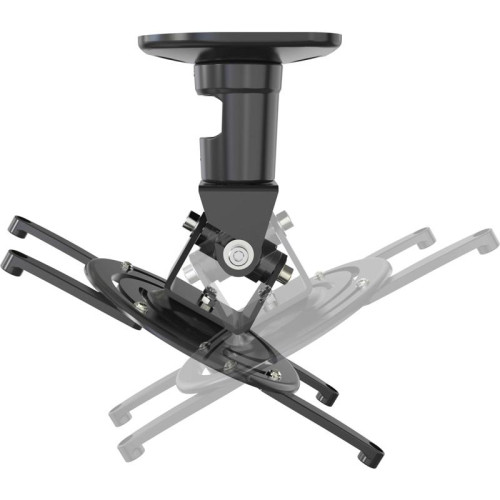 Кронштейн для проектора Cactus CS-VM-PR01-BK черный макс.10кг потолочный поворот и наклон