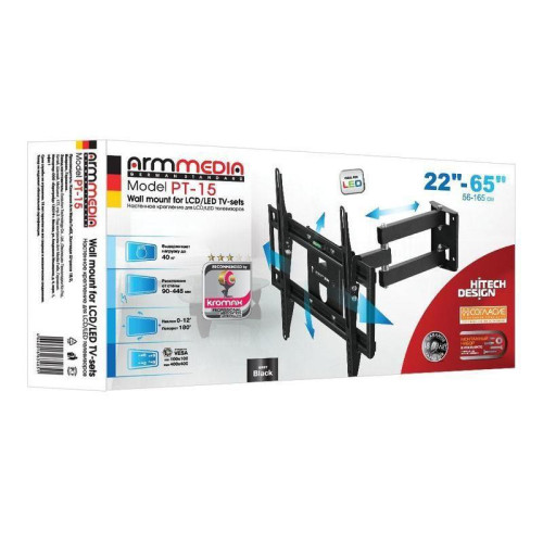 Кронштейн для телевизора Arm Media PT-15 NEW черный 32