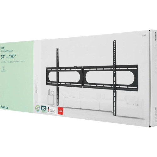 Кронштейн для телевизора Hama 00220843 черный 37