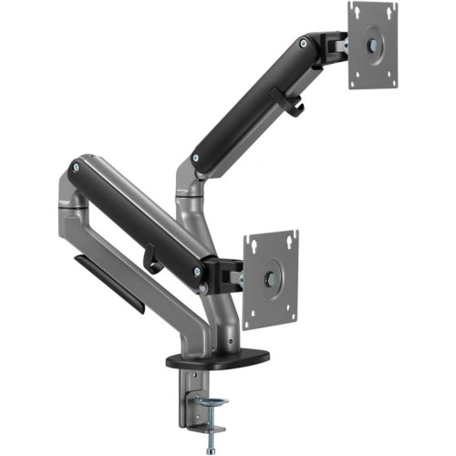 Кронштейн для мониторов Ultramounts UM735BL черный/серый 17