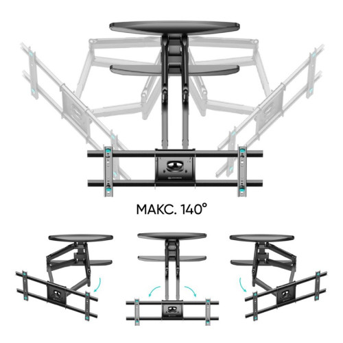 Кронштейн ONKRON/ 40-75