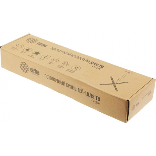 Кронштейн для телевизора Cactus CS-CP07 черный 23