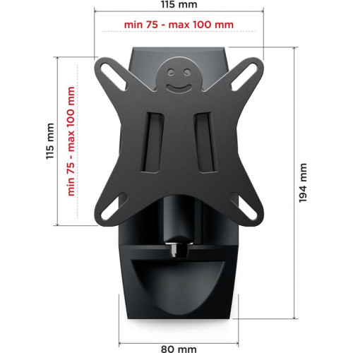 Кронштейн для телевизора Holder LCDS-5004 металлик 10
