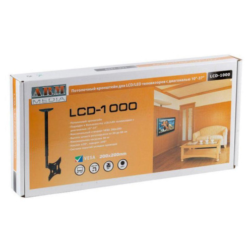 Кронштейн для телевизора Arm Media LCD-1000 черный 10