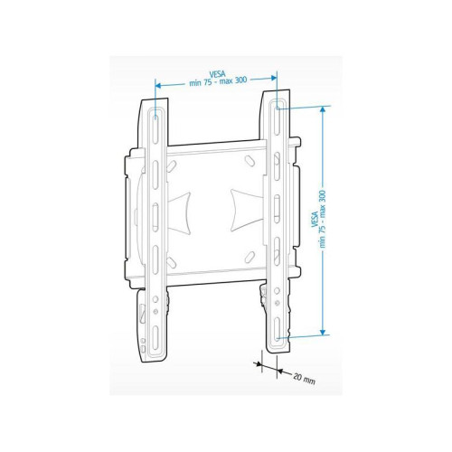 Кронштейн для телевизора Holder LCDS-5045 металлик 19