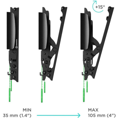 Кронштейн для телевизора Onkron TM4 черный 17