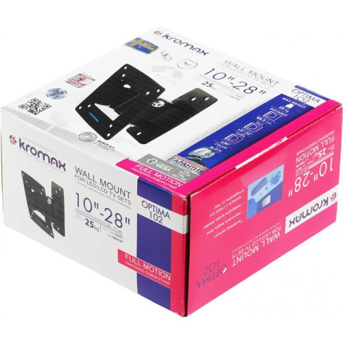 Кронштейн для телевизора Kromax OPTIMA-102 черный 10 Кронштейн для телевизора Kromax OPTIMA-102 черный 10