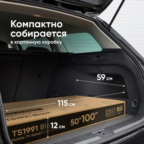Мобильная стойка ONKRON на 1 ТВ/ 50-100
