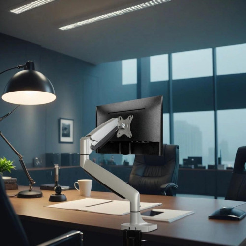 Кронштейн для мониторов ЖК Kromax OFFICE-21 серебристый 17