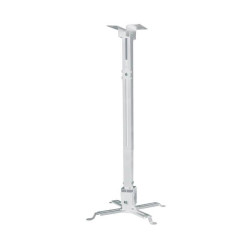 Кронштейн для проектора Buro PR04-100W белый макс.20кг потолочный поворот и наклон