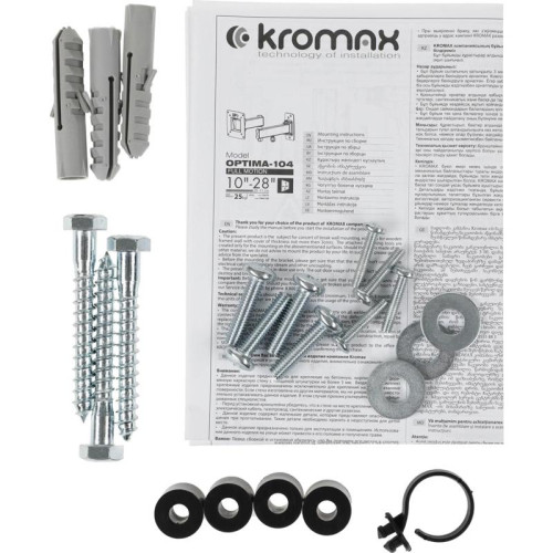 Кронштейн для телевизора Kromax OPTIMA-104 черный 10