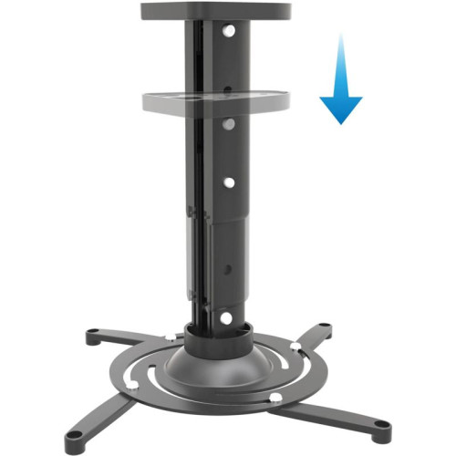 Кронштейн для проектора Cactus CS-VM-PR05M-BK черный макс.10кг потолочный поворот и наклон