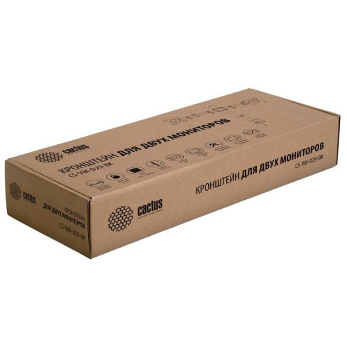 Кронштейн для мониторов Cactus CS-VM-D29-BK черный 13