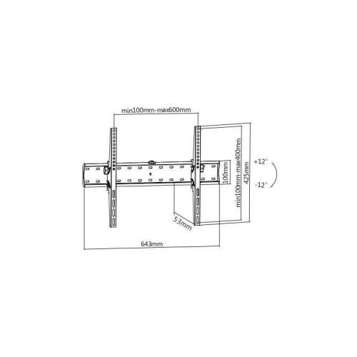 Кронштейн для телевизора Ultramounts UM839T черный 37