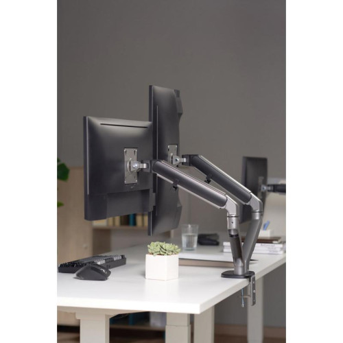 Кронштейн для мониторов Ultramounts UM735BL черный/серый 17