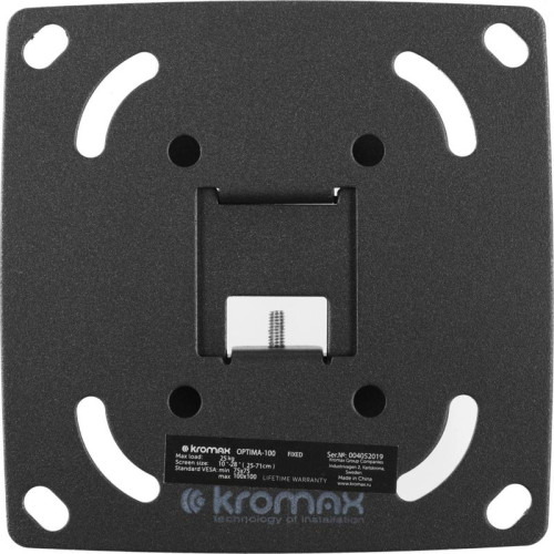 Кронштейн для телевизора Kromax OPTIMA-100 черный 10