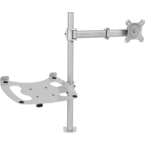 Кронштейн для монитора/ноутбука Cactus CS-VM-LH07-AL серебряный 13