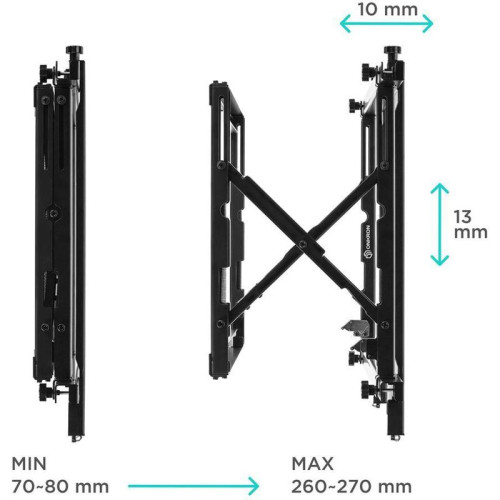 Кронштейн для телевизора Onkron PRO7M черный 40