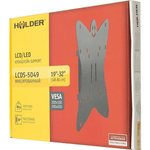 Кронштейн для телевизора Holder LCDS-5049 металлик 19