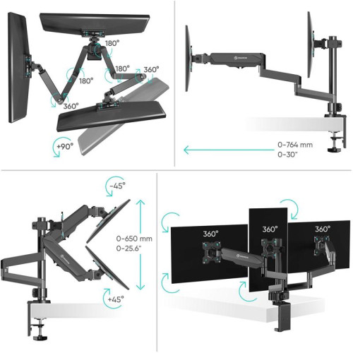 Кронштейн для мониторов Onkron G280 черный 13