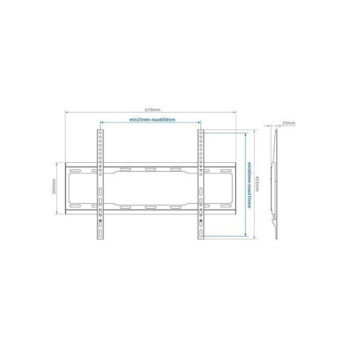 Кронштейн для телевизора Arm Media STEEL-1 черный 32