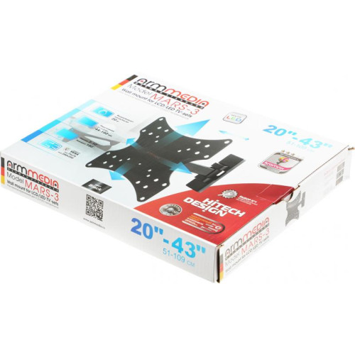 Кронштейн для телевизора Arm Media MARS-3 черный 20