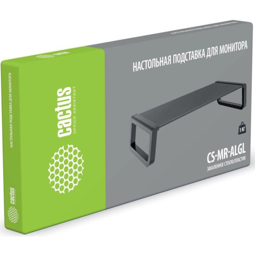 Подставка под монитор Cactus CS-MR-ALGL прозрачный