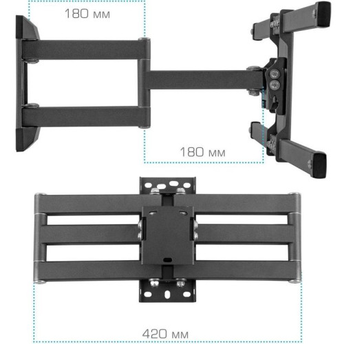 Кронштейн для телевизора Kromax CORBEL-10 титан 32