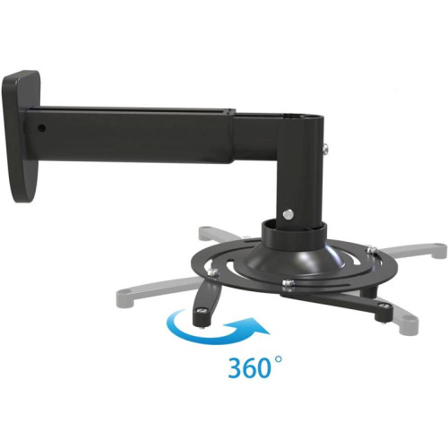 Кронштейн для проектора Cactus CS-VM-PR05B-BK черный макс.10кг настенный поворот и наклон