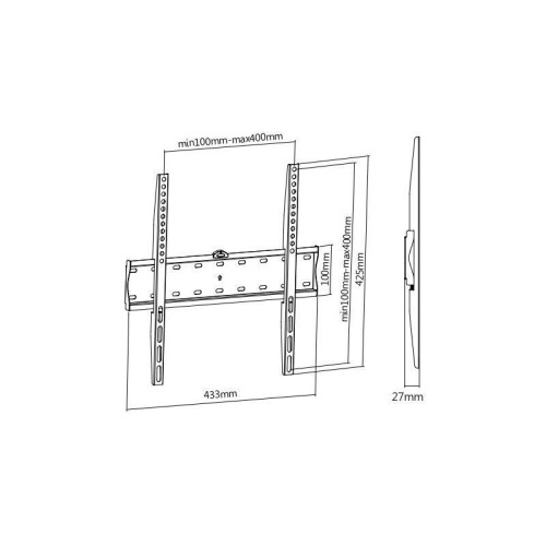 Кронштейн для телевизора Ultramounts UM813F черный 32