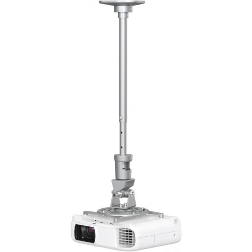 Кронштейн для проектора Cactus CS-VM-PR01L-AL серебристый макс.10кг потолочный поворот и наклон