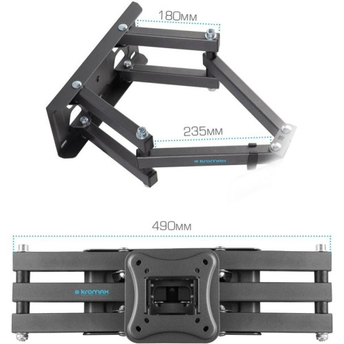 Кронштейн для телевизора Kromax CORBEL-9 титан 32