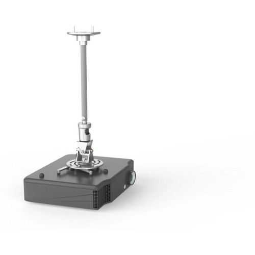 Кронштейн для проектора Cactus CS-VM-PR01L-AL серебристый макс.10кг потолочный поворот и наклон