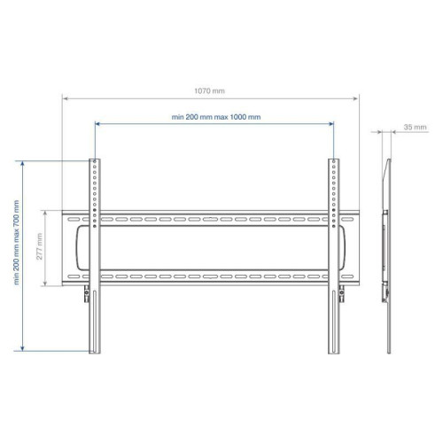 Кронштейн для телевизора Kromax STAR PRO-111 черный 55