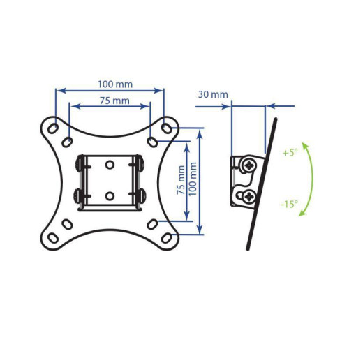 Кронштейн для телевизора Kromax VEGA-6 new черный 15