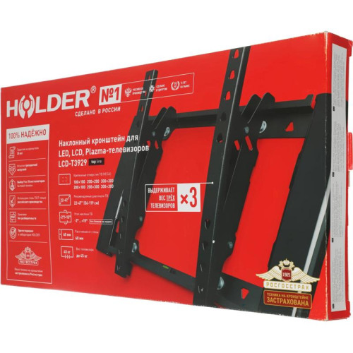 Кронштейн для телевизора Holder T3929-B черный 22