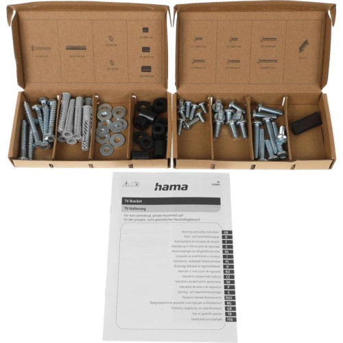 Кронштейн для телевизора Hama 00220843 черный 37