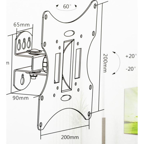 Кронштейн для телевизора Ultramounts UM858 черный 17