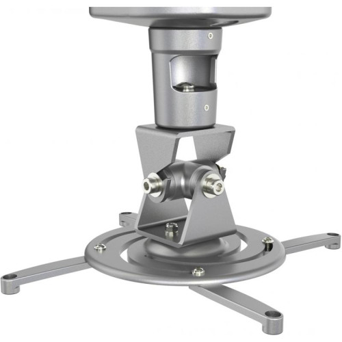 Кронштейн для проектора Cactus CS-VM-PR01-AL серебристый макс.10кг потолочный поворот и наклон