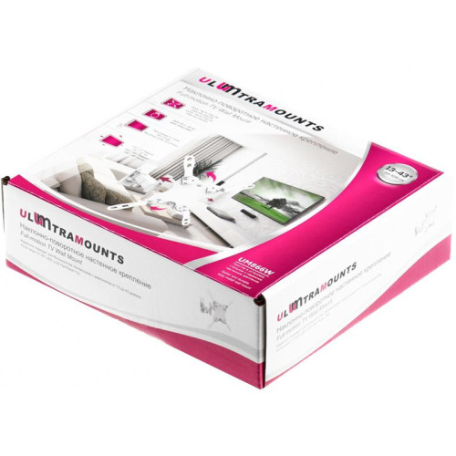 Кронштейн для телевизора Ultramounts UM866W белый 13