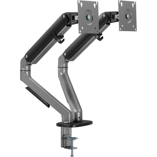 Кронштейн для мониторов Ultramounts UM735BL черный/серый 17