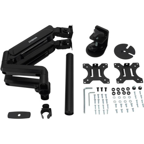 Кронштейн для мониторов ЖК Digma D-MM202D черный 17