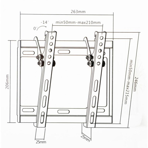 Кронштейн для телевизора Ultramounts UM831TW белый 17