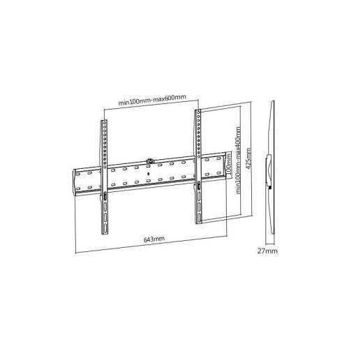 Кронштейн для телевизора Ultramounts UM805F черный 37