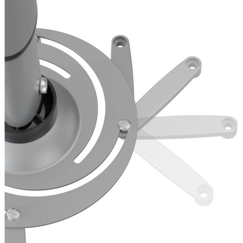 Кронштейн для проектора Cactus CS-VM-PR05L-AL серебристый макс.10кг потолочный поворот и наклон