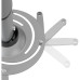 Кронштейн для проектора Cactus CS-VM-PR05L-AL серебристый макс.10кг потолочный поворот и наклон Кронштейн для проектора Cactus CS-VM-PR05L-AL серебристый макс.10кг потолочный поворот и наклон