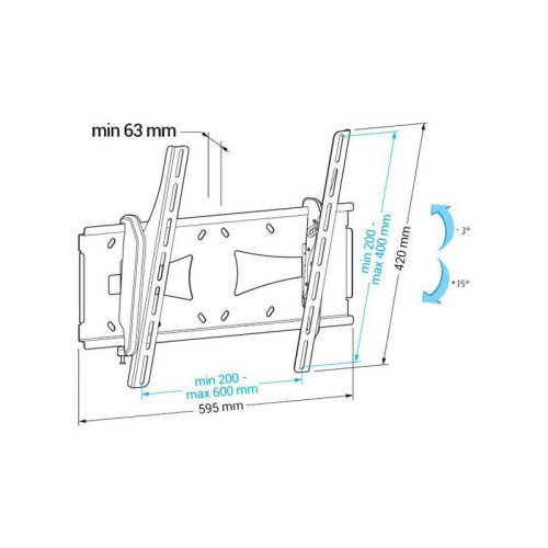 Кронштейн для телевизора Holder PTS-4006 черный 32