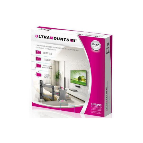 Кронштейн для телевизора Ultramounts UM893 черный 13