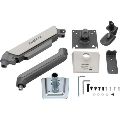 Кронштейн для мониторов ЖК Digma D-MM101 серый 17