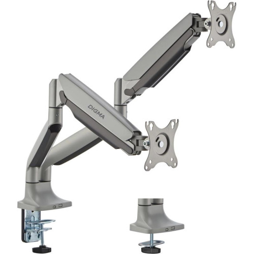 Кронштейн для мониторов ЖК Digma D-MM302D серый 17